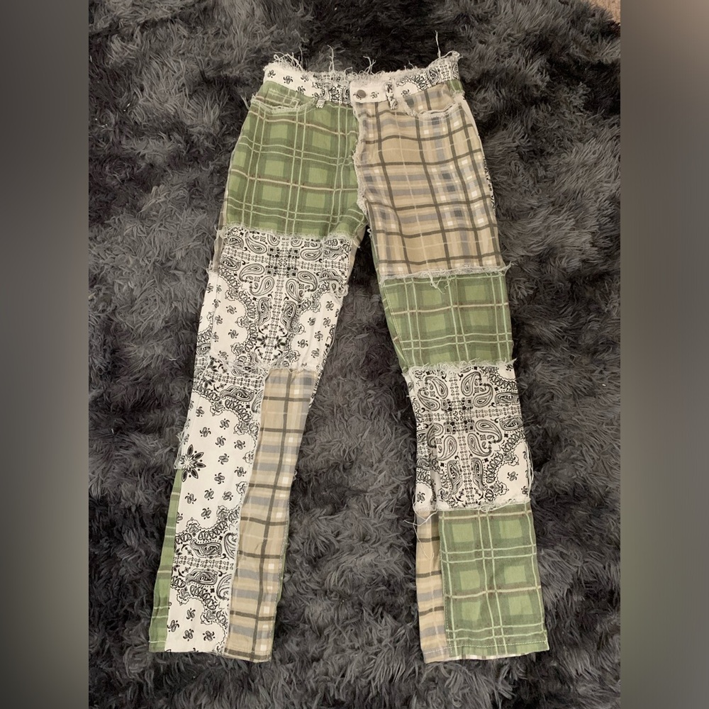 Knock off jaded London patchwork pants